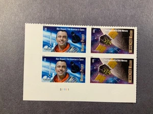 US, #4527-28 Alan Shepard, First American in Space, 4v, 2011, MNH - Picture 1 of 1