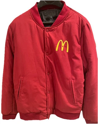 Rare Vintage McDonald’s Canada Maple Leaf Employee Jacket 2XL Red - Image 1 of 4
