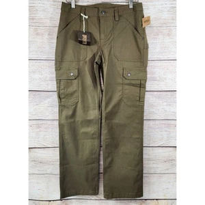 NWT Duluth Trading Co Pants Womens 4/31 Curvesetter Waistband Cargo Pockets NEW - Picture 1 of 8