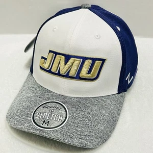 Zephyr James Madison Dukes Ally Stretch Flex Hat Cap Medium Purple NCAA College - Picture 1 of 5