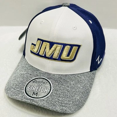 Zephyr James Madison Dukes Ally Stretch Flex Hat Cap Medium Purple NCAA College - Image 1 of 4