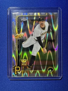 2025 Topps Chrome Paul Skenes #300 Ray Wave Refractor Pirates SP - Picture 1 of 2