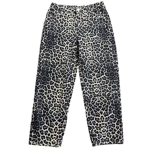 Women's Leopard Print Loose Fit Jeans  - Picture 1 of 3