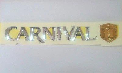 0K53A51741A Rear Trunk CARNIVAL Ⅱ Logo Emblem For 2002 2005 Kia Sedona Carnival - Image 1 of 4