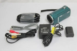 JCV Everio GZ-HM460 HD Camcorder Video camera 16GB 40x Optical Zoom Green - Picture 1 of 8