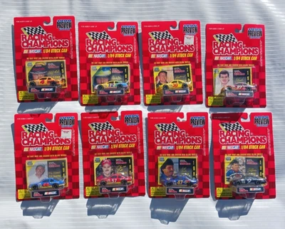 Lot of 8 Vintage Nascar Racing Champions 1996 Preview Editions 1:64 New Die Cast - Image 1 of 4
