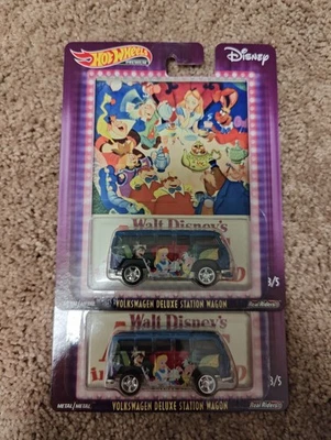 HOT WHEELS Premium DISNEY Alice In Wonderland VOLKSWAGEN Deluxe VW  2018 lot 2 - Image 1 of 2