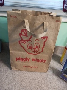 Piggly Wiggly Brown Paper Shopping Bag - Picture 1 of 3