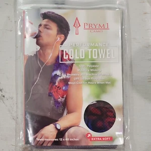 Prym 1 Camo Performance Cooling Towel Red Camo  - Picture 1 of 2