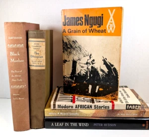 Lot 6 Vintage Books on AFRICA~Black Mother~Grain of Wheat~The Ethiopian~Modern.. - Picture 1 of 10