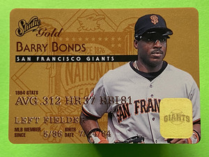 1995 Donruss Studio Gold Barry Bonds #7