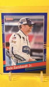 2024 Panini Donruss Racing Retro 1991 BLUE Dale Earnhardt Jr #109 /199 - Picture 1 of 2