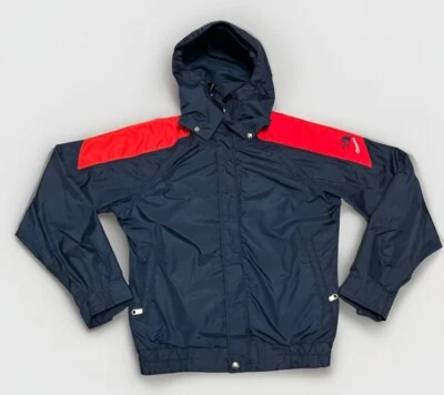 Vintage The North Face Extreme Gore-Tex Blue & Red Hooded Snow Jacket Medium USA - Image 1 of 4
