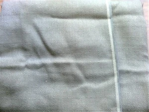 woven textured upholstery fabric 2¼ yards 55" wide gray/beige diamonds heavy - Picture 1 of 6