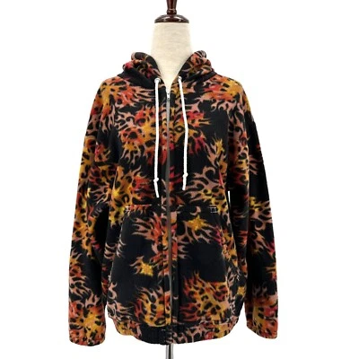 Restless Spirit Boho Flame Polar Negro Sudadera con Capucha Cremallera Chaqueta Niñas 14 Foto 1 de 4