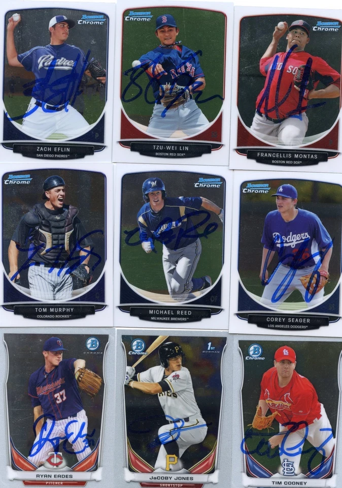 Ryan Eades signed 2014 Bowman Chrome Rookie card auto - Image 1 of 1