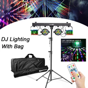 Band Bar DJ Party Light w/ Stand & Remote DMX Stage Lighting Disco Light Effect - Picture 1 of 20