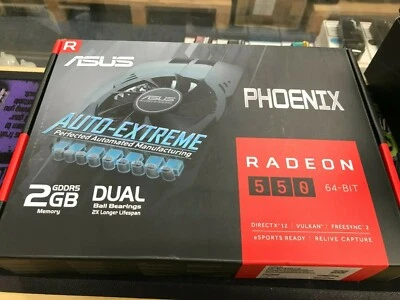 ASUS AMD RADEON 550 2GB GRAPHICS CARD FOR COMPUTER - Image 1 of 4