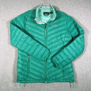 MOUNTAIN HARDWEAR Nitrous 800 Down Puffer Jacket Damen L grün isoliert - HINWEIS - Bild 1 von 21