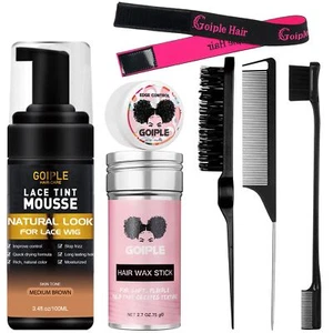 Lace Tint Hair Mousse, 3.4 fl oz Lace Tint Mousse for Women Wigs Lace Wigs To... - Picture 1 of 8