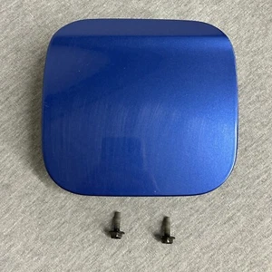99-00 Honda Civic Gas Flap Fuel Cover Lid W/ Bolts - Blue - - Picture 1 of 6