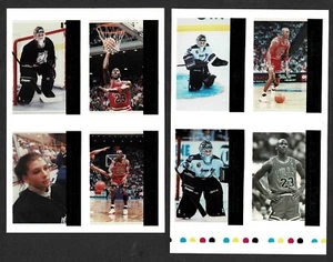 Juegos de hojas de prensa a prueba de láminas verdes Krown Manon Rheaume & Michael Jordan 1992 - Imagen 1 de 4