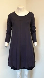 Precioso Top Jersey Acampanado Largo Púrpura Oscuro de Mujer M&S - Talla 8 - ¡Fabuloso! - Imagen 1 de 5