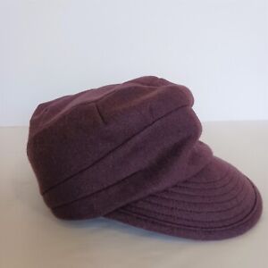 pistil Women's Purple Wool Newsboy Hat