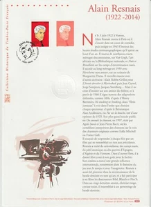 Document Philatélique 1er Jour : 14 2022 Alain Resnais 1922 2014 - Picture 1 of 1
