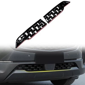 For Mazda CX-50 2023-2024 ABS Glossy Black Front Center Bottom Grille Cover 2pcs - Picture 1 of 8
