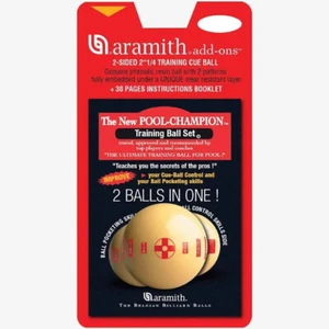 NEW ARAMITH POOL-CHAMPION TRAINING CUE BALL - AR1023 - FREE US SHIPPING - Picture 1 of 4