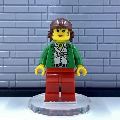 Lego Aventureros Dino Island Pippin Reed Miss Gail Storm Minifigura adv018 Foto 1 de 4