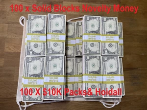 REALISTISCHE NEUHEIT DOLLARS/KOSTÜM PARTY REQUISITEN - Spaß/Replik/Geld - 100 Packungen - Bild 1 von 5