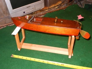 Vintage Mengel toy boats wind up toys. Rare Boat Strong Wind-Up Brass - Picture 1 of 1