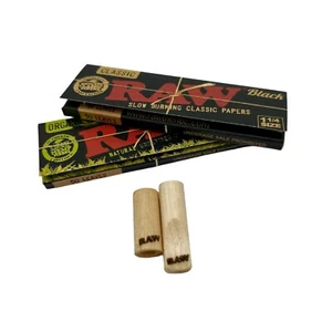 RAW Black Classic oder Hanf 1 1/4 Zoll - Erhältlich mit unseren benutzerdefinierten "RAW" OrganitipS - Bild 1 von 13