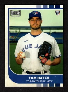 TOM HATCH 2021 ARCHIVES SNAPSHOTS ROOKIE TORONTO BLUE JAYS - Picture 1 of 1