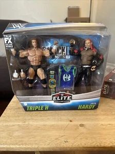 WWE Jeff Hardy Triple H Elite Series Paquete de 2 Figuras Mattel Lucha Libre WWF - Imagen 1 de 5