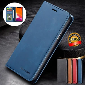 For Xiaomi Redmi Note 12 11 10 9 Pro 12C 10C Magnetic Leather Wallet Case Cover - Photo 1 sur 45