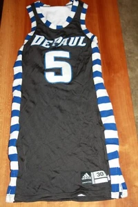 DePaul University Game Used Women`s Basketball Jersey Adidas - Picture 1 of 4