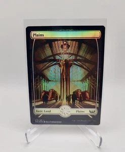 Plains 273 FOIL Streets of New Capenna NM MTG Magic SNC Full Art Basic Land - Picture 1 of 1