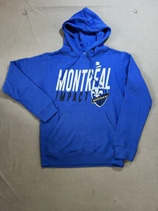 Sudadera Montreal Impact MLS Para Hombre Pequeña Azul Logo Manga Larga Sudadera con Capucha. - Imagen 1 de 10