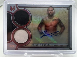 Frankie Edgar 2018 Museum Collection Ruby Auto Dual Relic 6/8 Ufc-38 - Picture 1 of 2