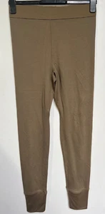 Ropa interior térmica larga del ejército británico excedentes ligeros lana oliva - Imagen 1 de 4