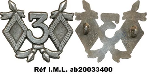 3° Régiment de Cuirassiers, insigne tenue de Combat, Drago Paris (F88) - Picture 1 of 1