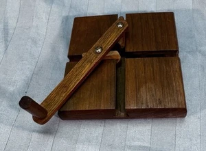 Vintage handgefertigte Holz "Nichts tun" Maschine Gadget Fidgetter Cookeville TN - Bild 1 von 9