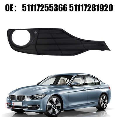 Fog Light Grille Front Insurance Fog Light Grille ABS Black For 3 SERIES - Image 1 of 4