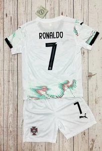 Portugal Ronaldo #7 Youth Kids (SMALL) Jersey And Shorts Set. New With Tags - Picture 1 of 4