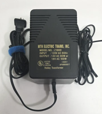 MTH Z1000 80-100 watt Power Brick Transformer Train Power 40-1000A - Image 1 of 4