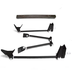 Heavy Duty Universal Triangulated Four Link Kit & Upper Shock Bar - No Shocks - Picture 1 of 6