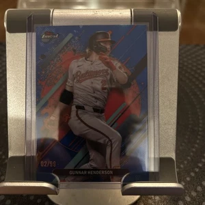 Gunnar Henderson 2025 Topps Finest Raro Azul #/99!🔥 #291 ORIOLES NUEVO LANZAMIENTO - Imagen 1 de 2